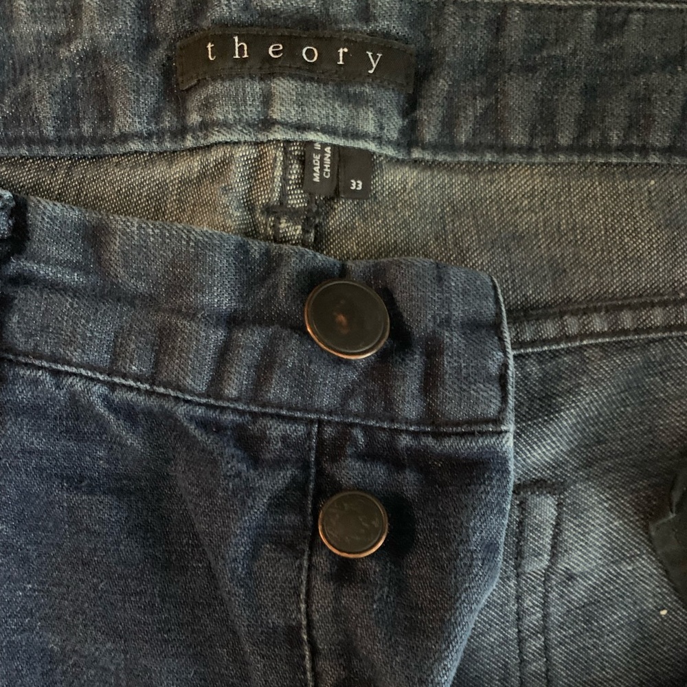 Men’s theory button fly jeans 33w29l